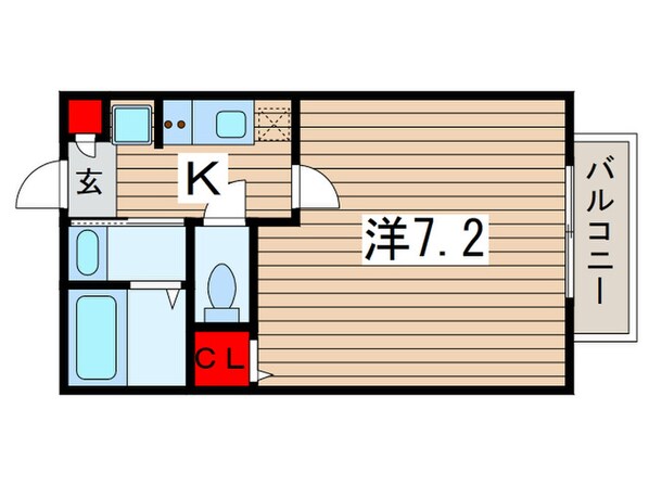 ヴィジオーネ西千葉の物件間取画像